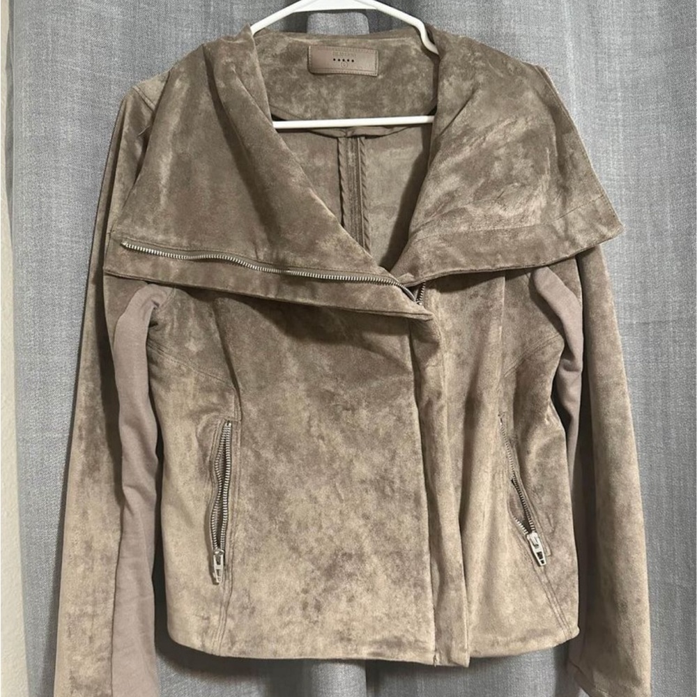 Blank NYC suede polyester jacket